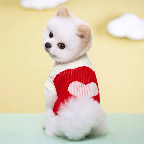 Suéter de malha para cachorro outono inverno para cachorro pequeno e gato
